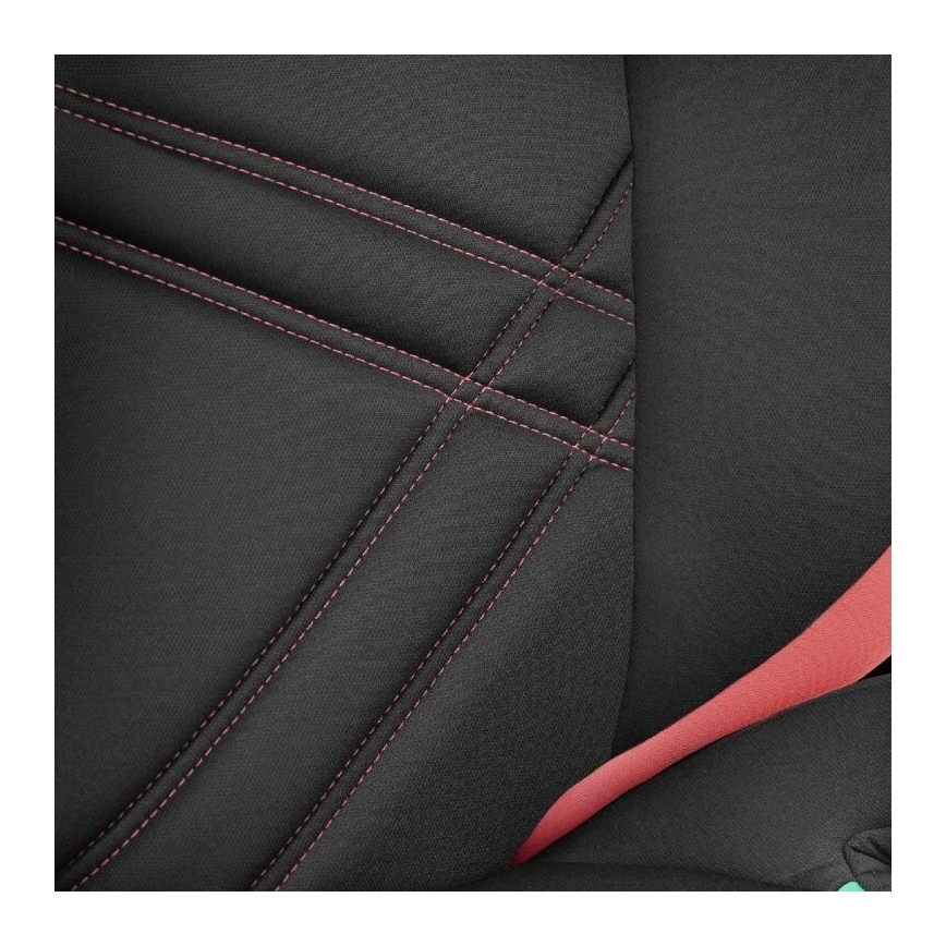 Lionelo - Avtosedež HUGO i-Size 100-150 cm črna/rožnata