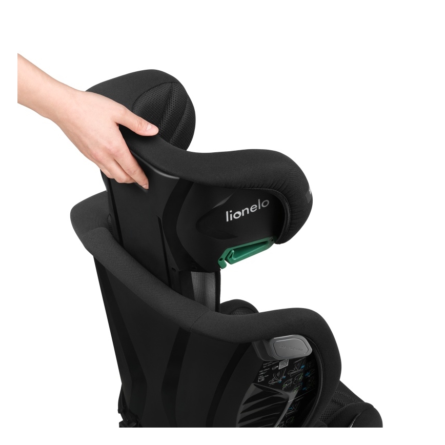 Lionelo - Avtosedež IGO i-Size 100-150 cm Črni karbon
