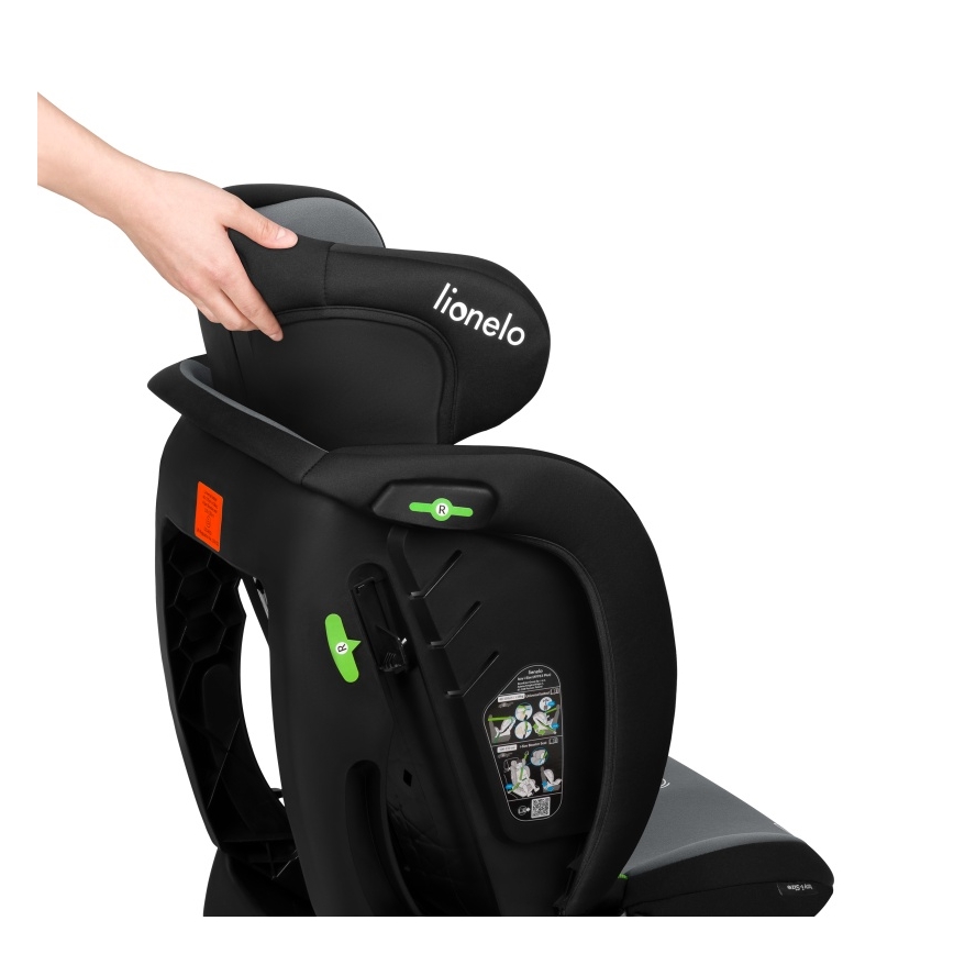 Lionelo - Avtosedež IZZY i-Size 40-150 cm črno-siva