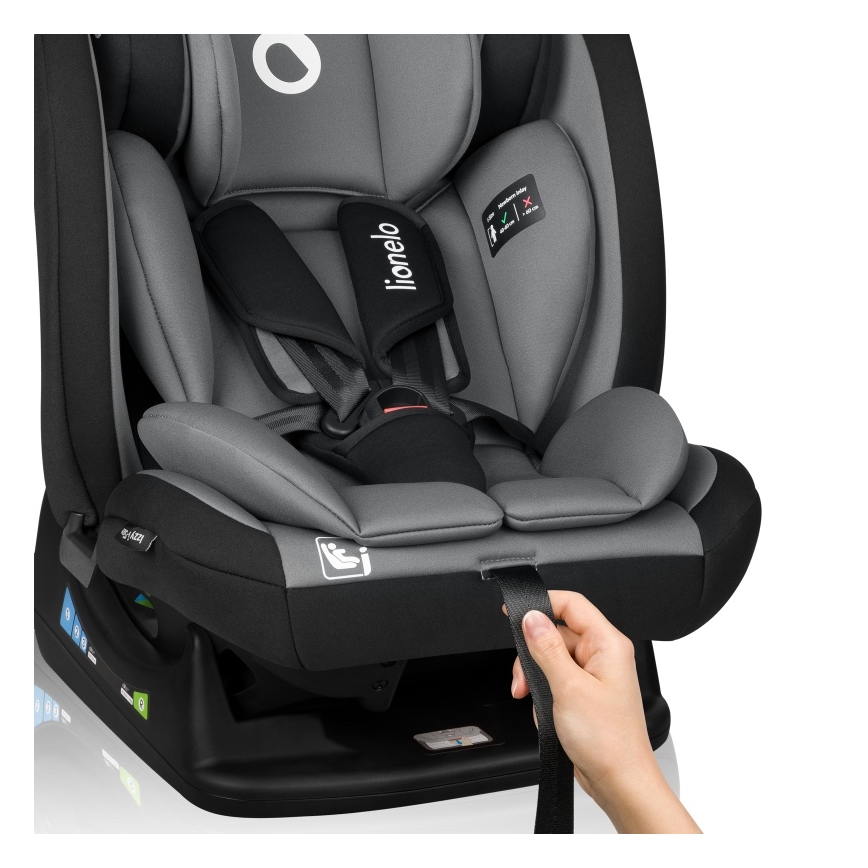 Lionelo - Avtosedež IZZY i-Size 40-150 cm črno-siva