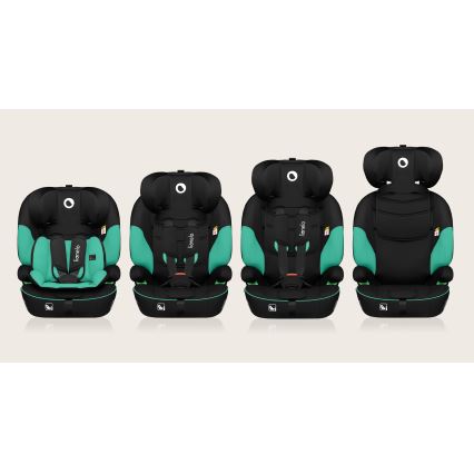 Lionelo - Avtosedež LEVI i-Size 76-150 cm Smaragdno zelena