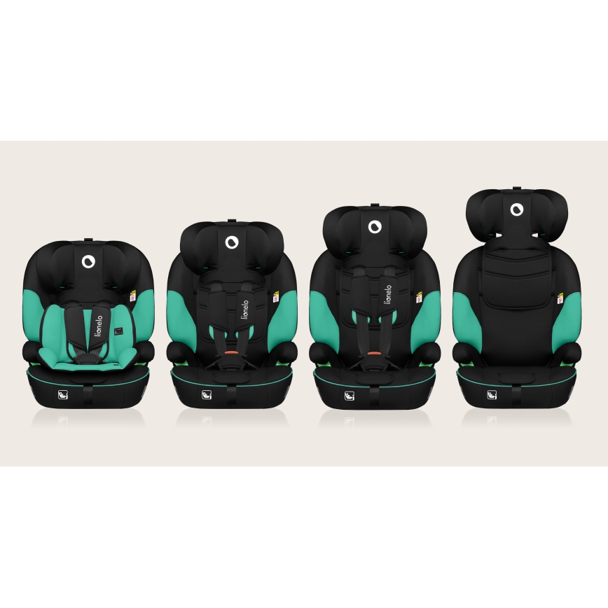 Lionelo - Avtosedež LEVI i-Size 76-150 cm Smaragdno zelena