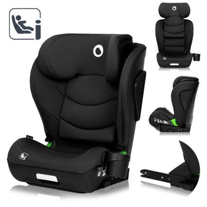 Lionelo - Avtosedež NEAL i-Size 100-150 cm Black Carbon