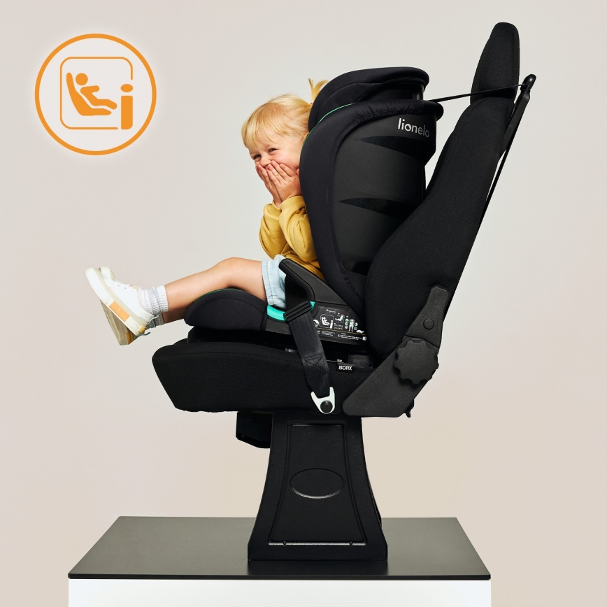 Lionelo - Avtosedež NEAL i-Size 100-150 cm bordo