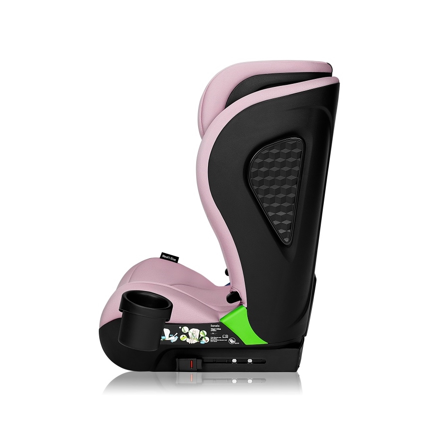 Lionelo - Avtosedež NEAL i-Size 100-150 cm Pink Lilac