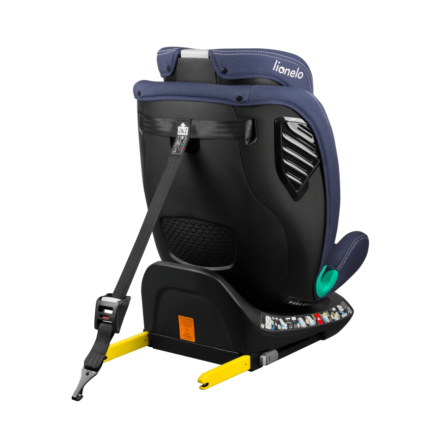 Lionelo - Vrtljiv avtosedež z bazo BASTIAAN ONE i-Size 40-150 cm mornarsko modra