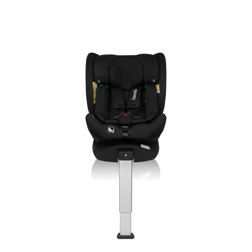 Lionelo - Avtosedež z vrtljivo bazo BRAAM AIR i-Size 40-150 cm v karbonsko črni barvi