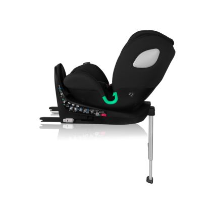 Lionelo - Avtosedež z vrtljivo bazo BRAAM AIR i-Size 40-150 cm v karbonsko črni barvi