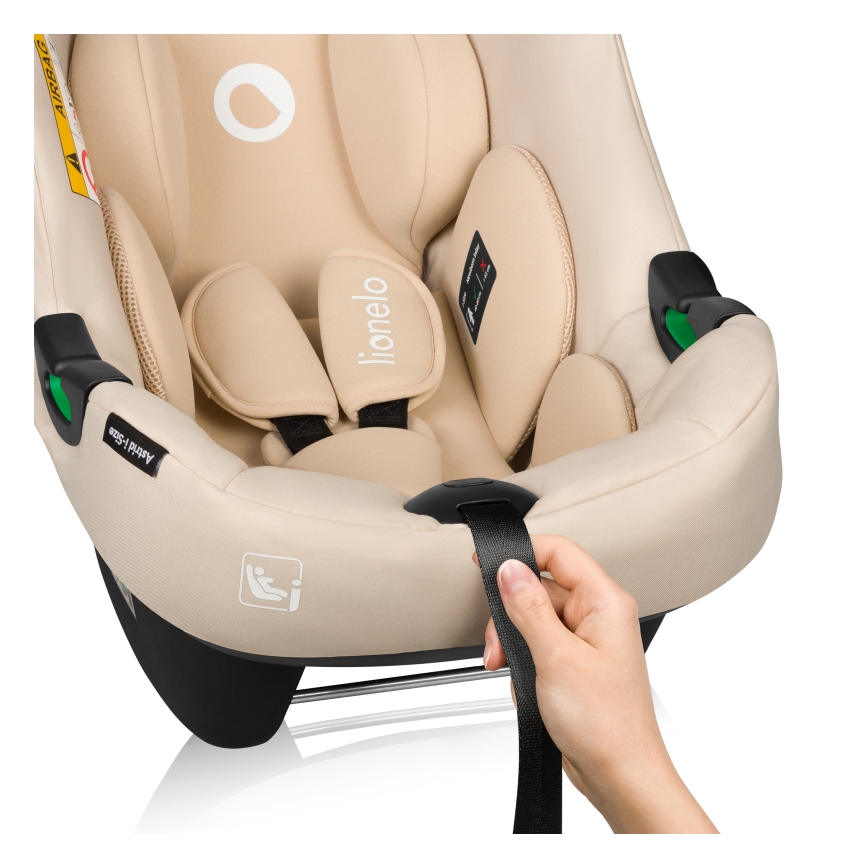 Lionelo - Avtosedež z vrtljivo bazo ASTRID SET i-Size 40-87 cm, bež