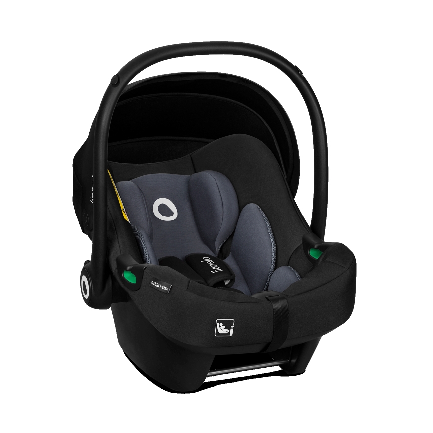 Lionelo - Avtosedež z vrtljivo bazo ASTRID SET i-Size 40-87 cm črno-siv