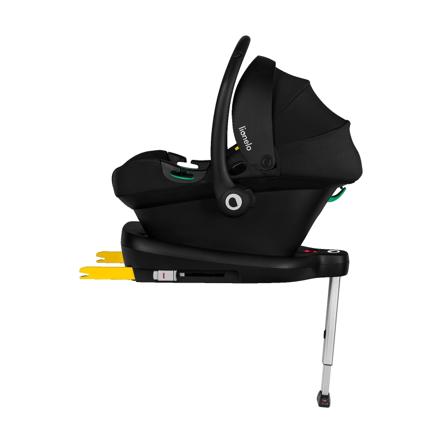 Lionelo - Avtosedež z vrtljivo bazo ASTRID SET i-Size 40-87 cm črno-siv