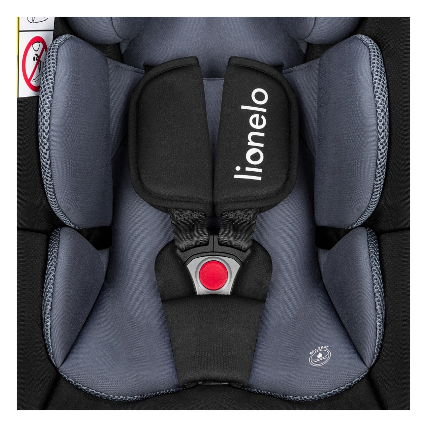 Lionelo - Avtosedež z vrtljivo bazo ASTRID SET i-Size 40-87 cm črno-siv