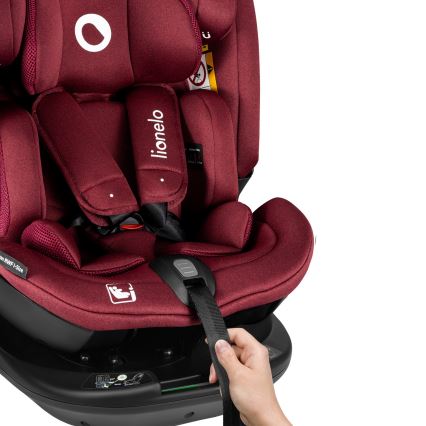 Lionelo - Avtosedež z vrtljivo bazo BASTIAAN i-Size 40-150 cm Bordo