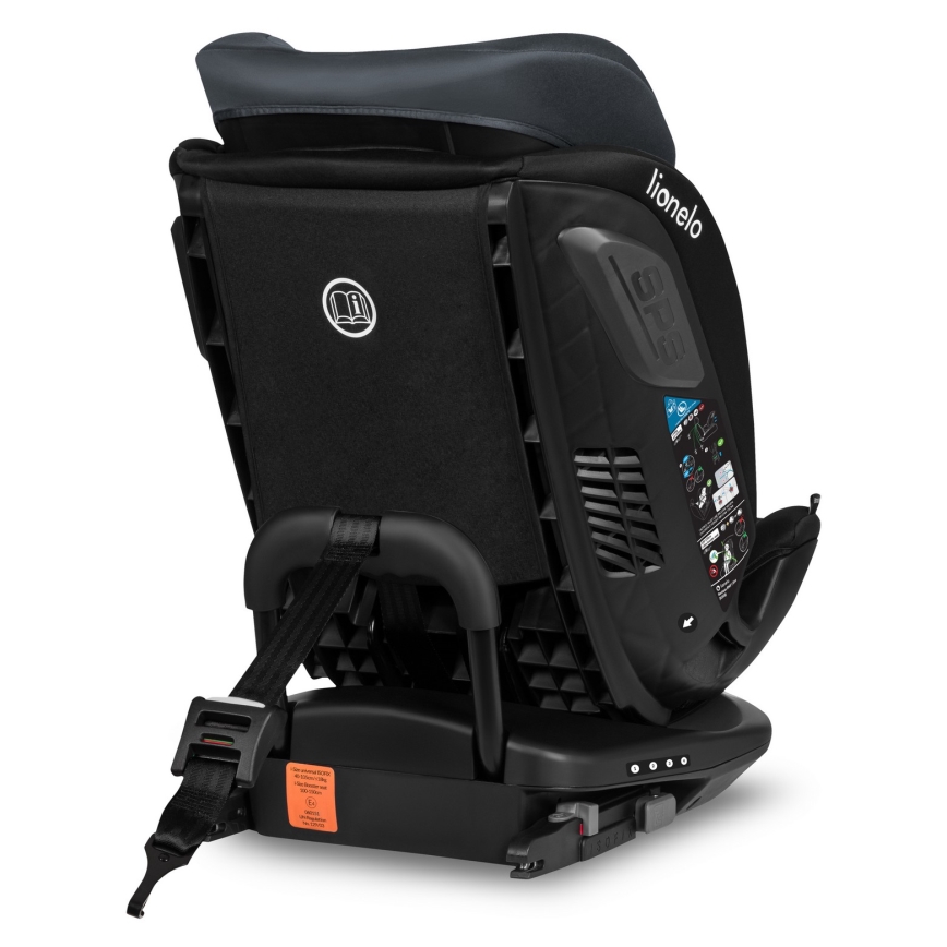 Lionelo - avtosedež z vrtljivo bazo BASTIAAN i-Size 40-150 cm Grey Stone