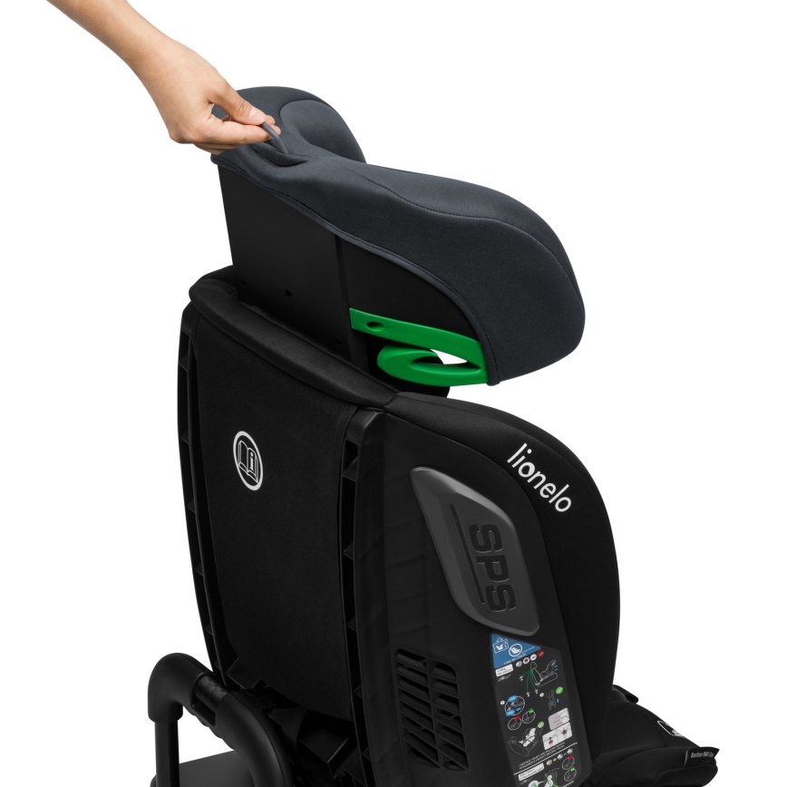 Lionelo - avtosedež z vrtljivo bazo BASTIAAN i-Size 40-150 cm Grey Stone