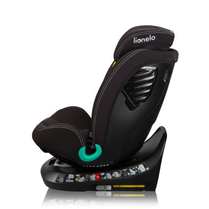 Lionelo - Avtosedež z vrtljivo bazo BASTIAAN ONE i-Size 40-150 cm Black Carbon