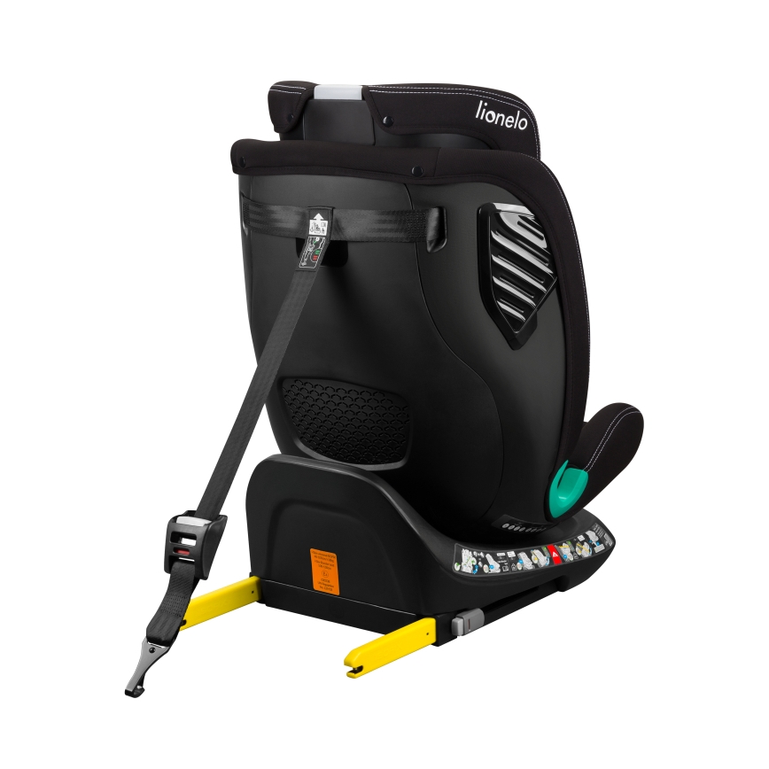 Lionelo - Avtosedež z vrtljivo bazo BASTIAAN ONE i-Size 40-150 cm Black Carbon
