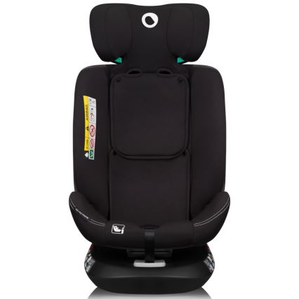 Lionelo - Avtosedež z vrtljivo bazo BASTIAAN ONE i-Size 40-150 cm Black Carbon