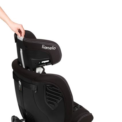 Lionelo - Avtosedež z vrtljivo bazo BASTIAAN ONE i-Size 40-150 cm Black Carbon