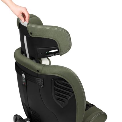 Lionelo - Vrtljiv otroški avtosedež z bazo BASTIAAN ONE i-Size 40-150 cm olivno zelena