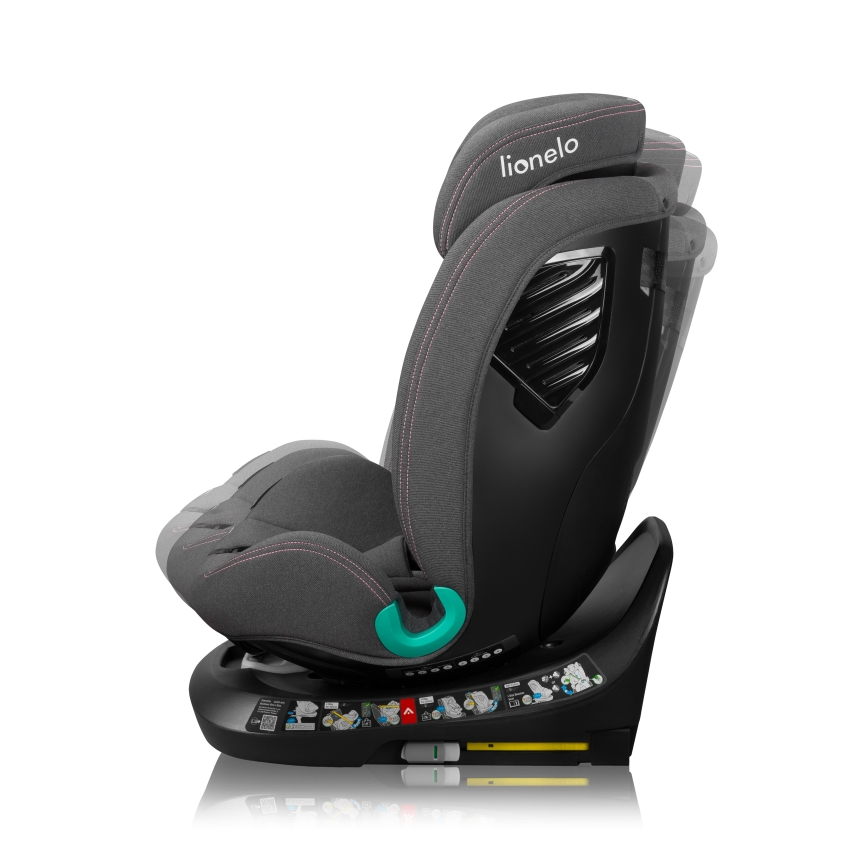 Lionelo - Avtosedež z vrtljivo bazo BASTIAAN ONE i-Size 40-150 cm Rožnata