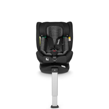 Lionelo - Avtosedež z vrtljivo bazo BRAAM i-Size 40-150 cm Black Carbon