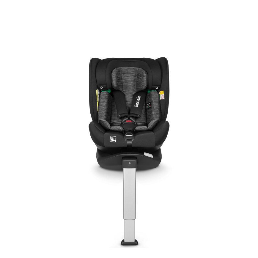 Lionelo - Avtosedež z vrtljivo bazo BRAAM i-Size 40-150 cm Black Carbon