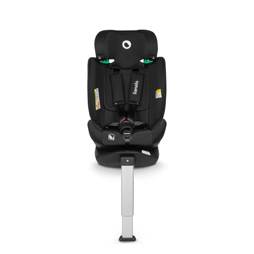 Lionelo - Avtosedež z vrtljivo bazo BRAAM i-Size 40-150 cm črn karbon