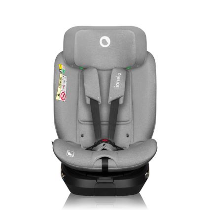 Lionelo - Avtosedež z vrtljivo bazo BRAVE i-Size 40-150 cm Grey Stone