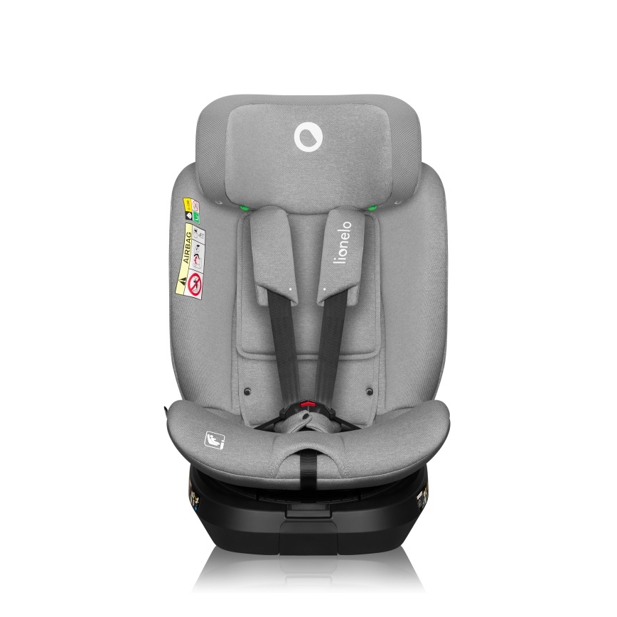 Lionelo - Avtosedež z vrtljivo bazo BRAVE i-Size 40-150 cm Grey Stone