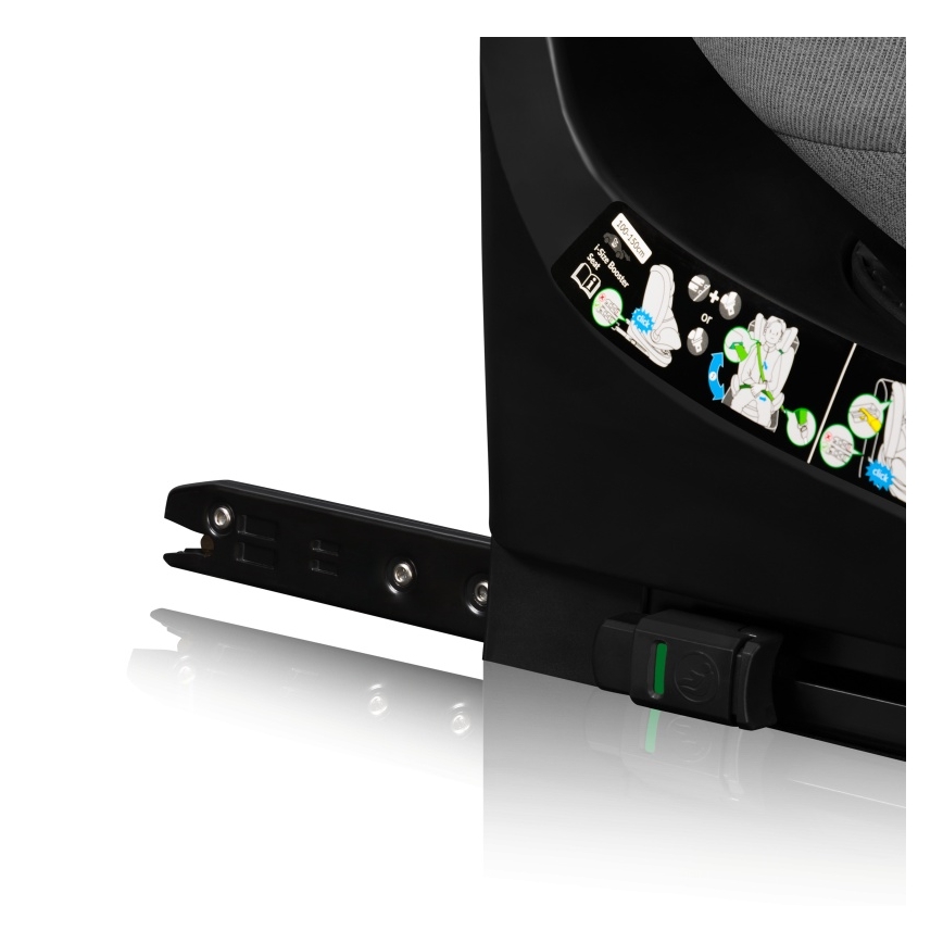 Lionelo - Avtosedež z vrtljivo bazo BRAVE i-Size 40-150 cm Grey Stone