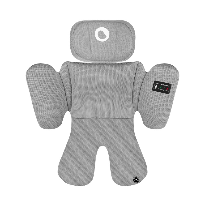 Lionelo - Avtosedež z vrtljivo bazo BRAVE i-Size 40-150 cm Grey Stone