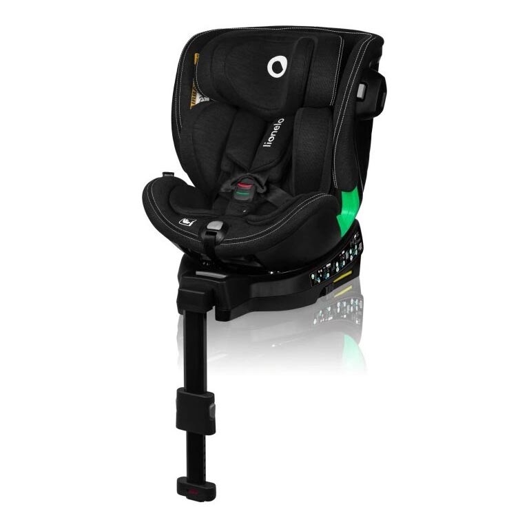 Lionelo - Avtosedež z vrtljivo bazo HARMONY i-Velikost 40-150 cm črna