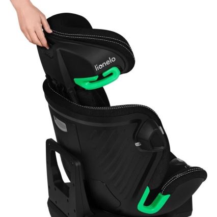 Lionelo - Avtosedež z vrtljivo bazo HARMONY i-Velikost 40-150 cm črna