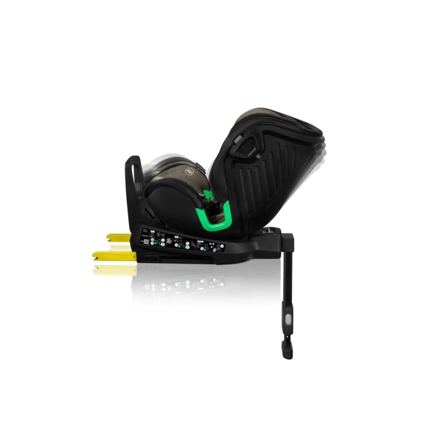 Lionelo - Avtosedež z vrtljivo bazo HARMONY i-Velikost 40-150 cm črna/oliva