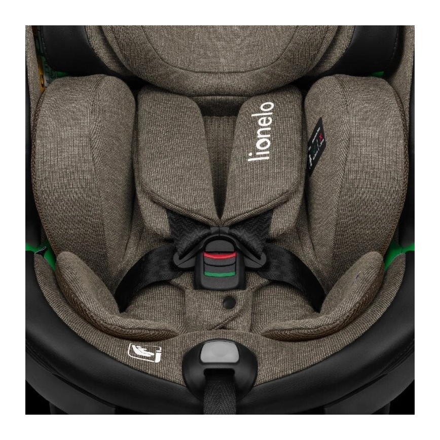Lionelo - Avtosedež z vrtljivo bazo HARMONY i-Velikost 40-150 cm črna/oliva