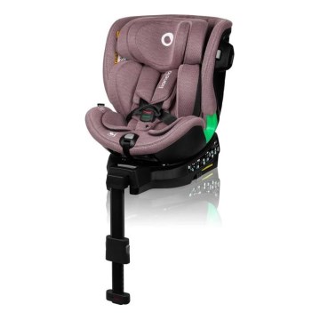 Lionelo - Avtosedež z vrtljivo bazo HARMONY i-Velikost 40-150 cm roza