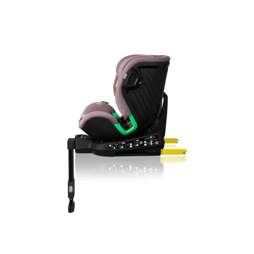 Lionelo - Avtosedež z vrtljivo bazo HARMONY i-Velikost 40-150 cm roza