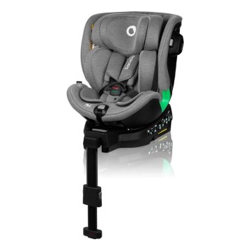 Lionelo - Avtosedež z vrtljivo bazo HARMONY i-Velikost 40-150 cm siva