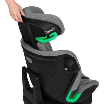 Lionelo - Avtosedež z vrtljivo bazo HARMONY i-Velikost 40-150 cm siva