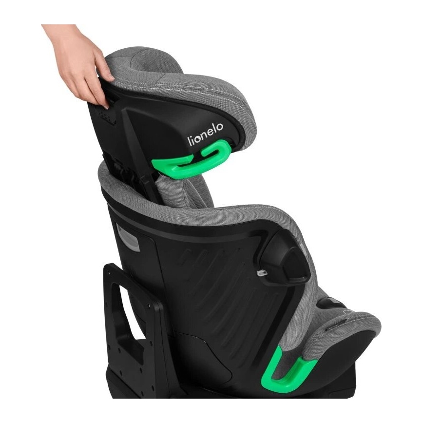 Lionelo - Avtosedež z vrtljivo bazo HARMONY i-Velikost 40-150 cm siva