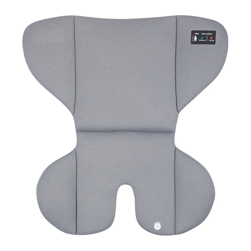 Lionelo - Avtosedež z vrtljivo bazo LAVENDER i-Size 76-150 cm kamnito siva