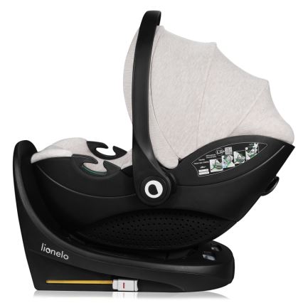 Lionelo - avtosedež z vrtljivo bazo MOXIE SET i-Size 40-87 cm Beige Sand