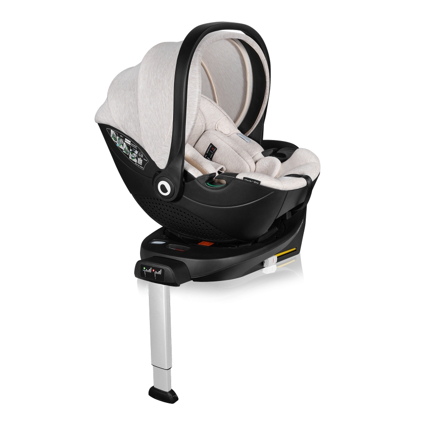 Lionelo - avtosedež z vrtljivo bazo MOXIE SET i-Size 40-87 cm Beige Sand