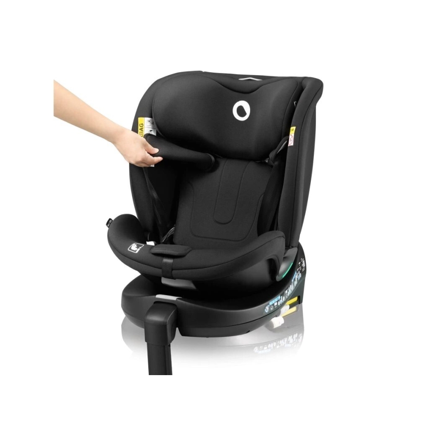 Lionelo - Avtosedež z vrtljivo bazo NAVY i-Size 40-150 cm črn