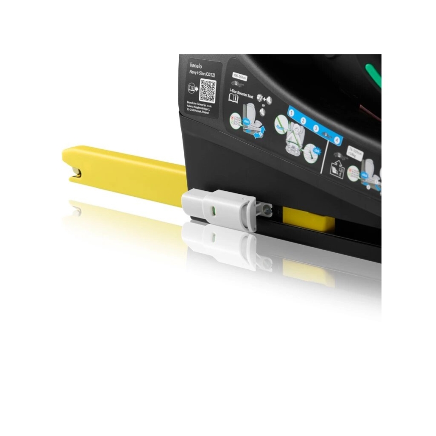 Lionelo - Avtosedež z vrtljivo bazo NAVY i-Size 40-150 cm črn