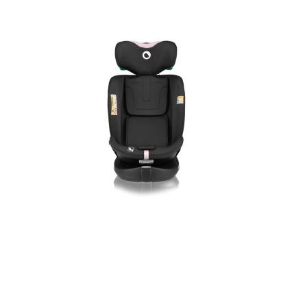 Lionelo - avtosedež z vrtljivo bazo NAVY i-Size 40-150 cm črna/rožnata