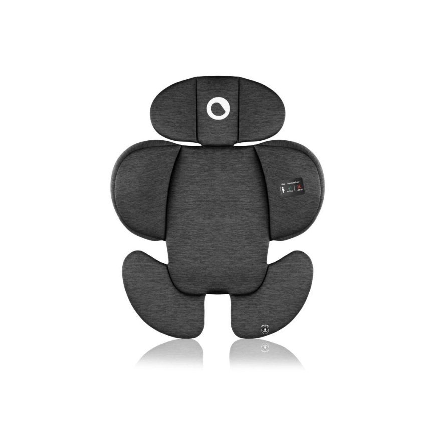 Lionelo - avtosedež z vrtljivo bazo NAVY i-Size 40-150 cm črna/rožnata