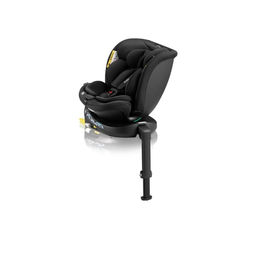 Lionelo - Avtosedež z vrtljivo bazo NAVY i-Velikost 40-150 cm črna