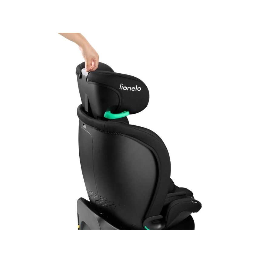 Lionelo - Avtosedež z vrtljivo bazo NAVY i-Velikost 40-150 cm črna